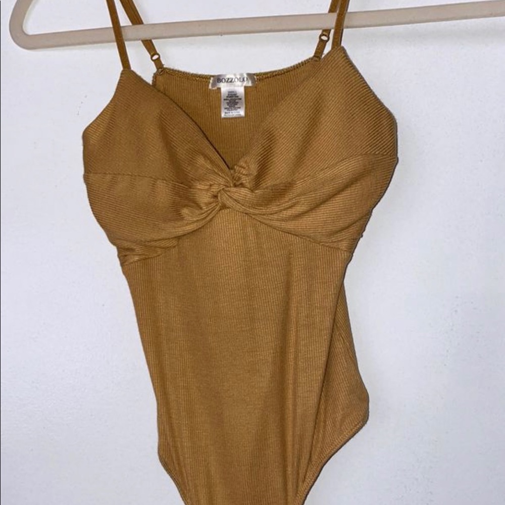 Bozzolo yellow/mustard bodysuit